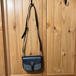 Coach Black and Gray Crossbody Bag